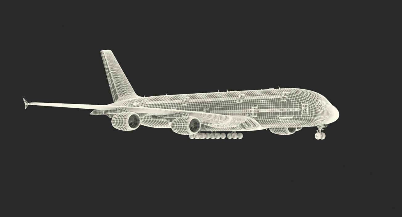 Airbus A380-1000 Air France 3D